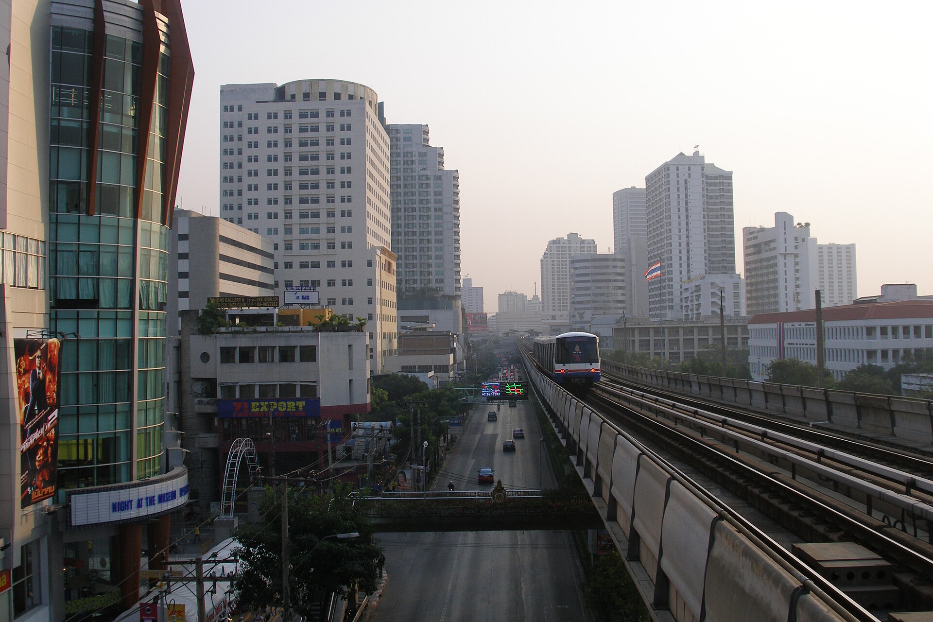 Bangkok skyline at dusk