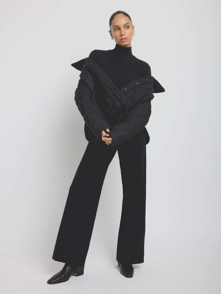 Clean-cut performance wear outfit designed for the modern hybrid worker.