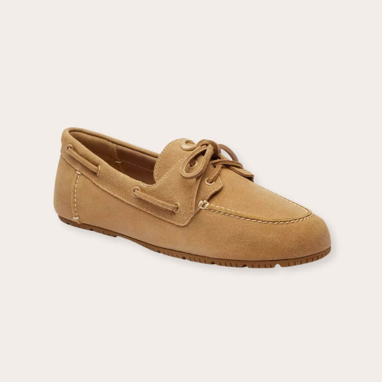 Coach Sculpted Boat Shoes with a modern, chunky sole design.