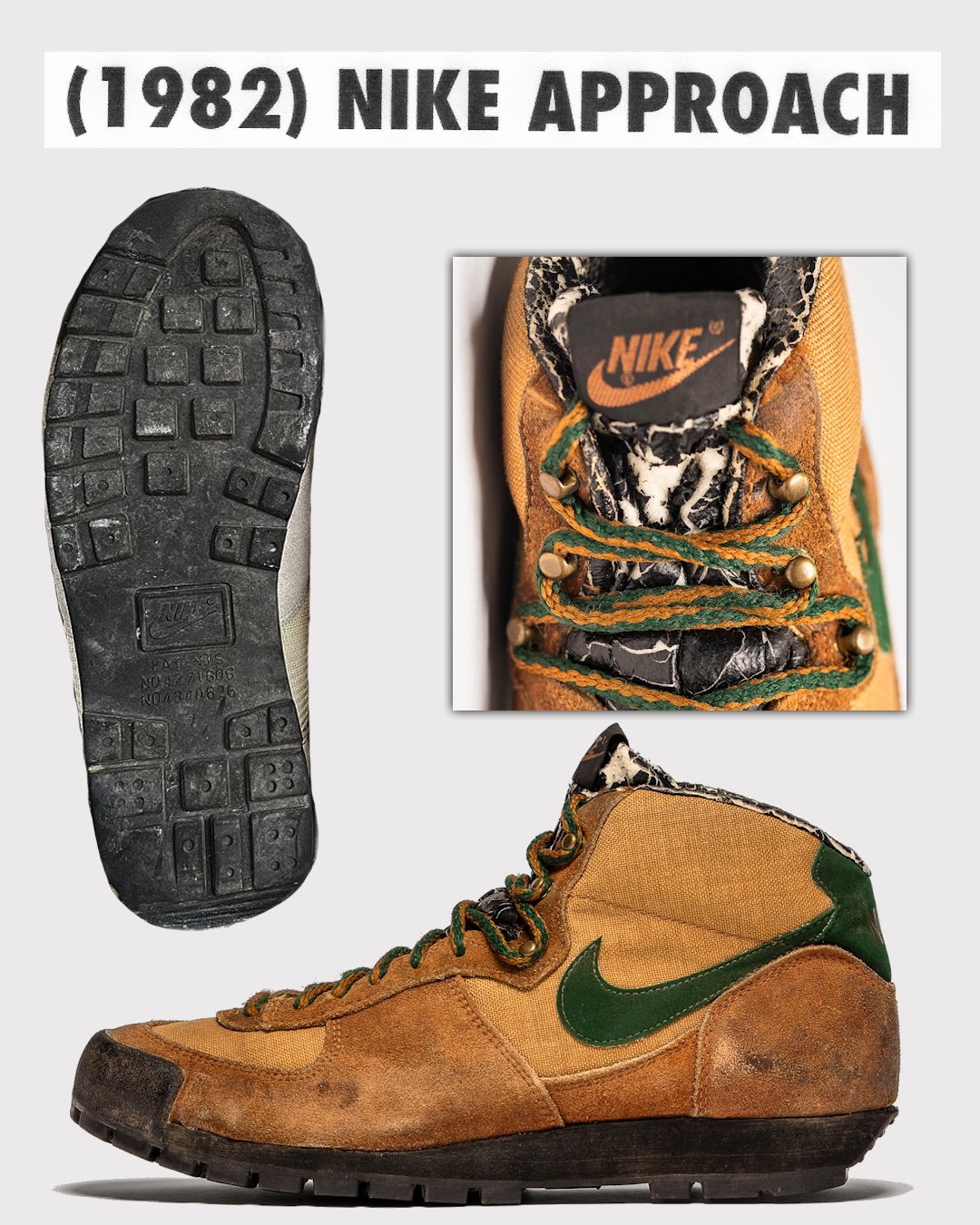 Street style photograph of a person in a metropolitan setting wearing an oversized ACG parka and technical cargo pants.