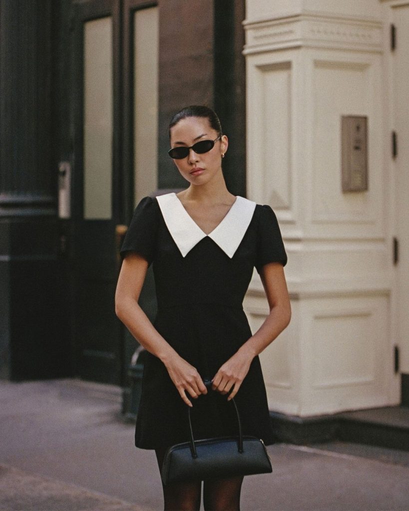 Modern classic white shirt and relaxed denim from French Connection.