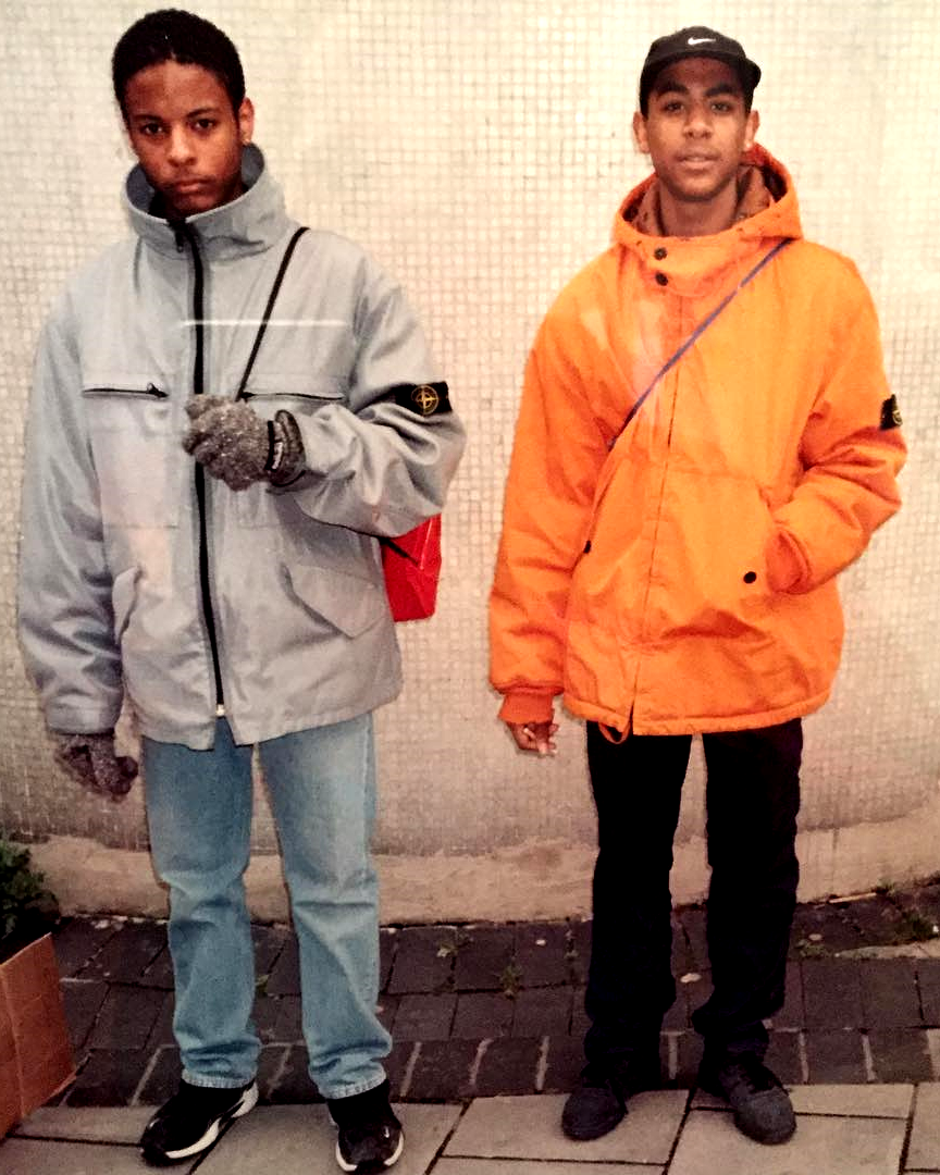 Scan of a vintage Nike ACG footwear catalog featuring outdoor apparel.