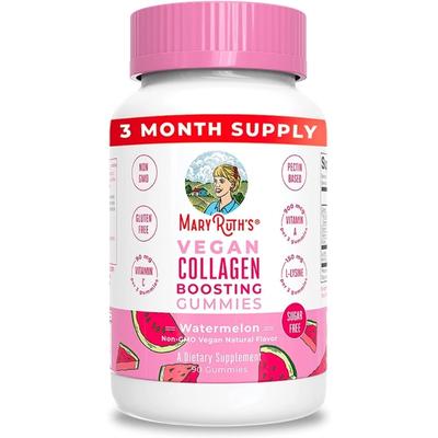 Bottle of MaryRuth Organics Collagen Boosting Gummies.