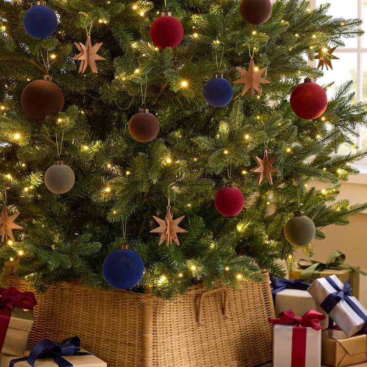 Velvet Ornaments in deep jewel tones