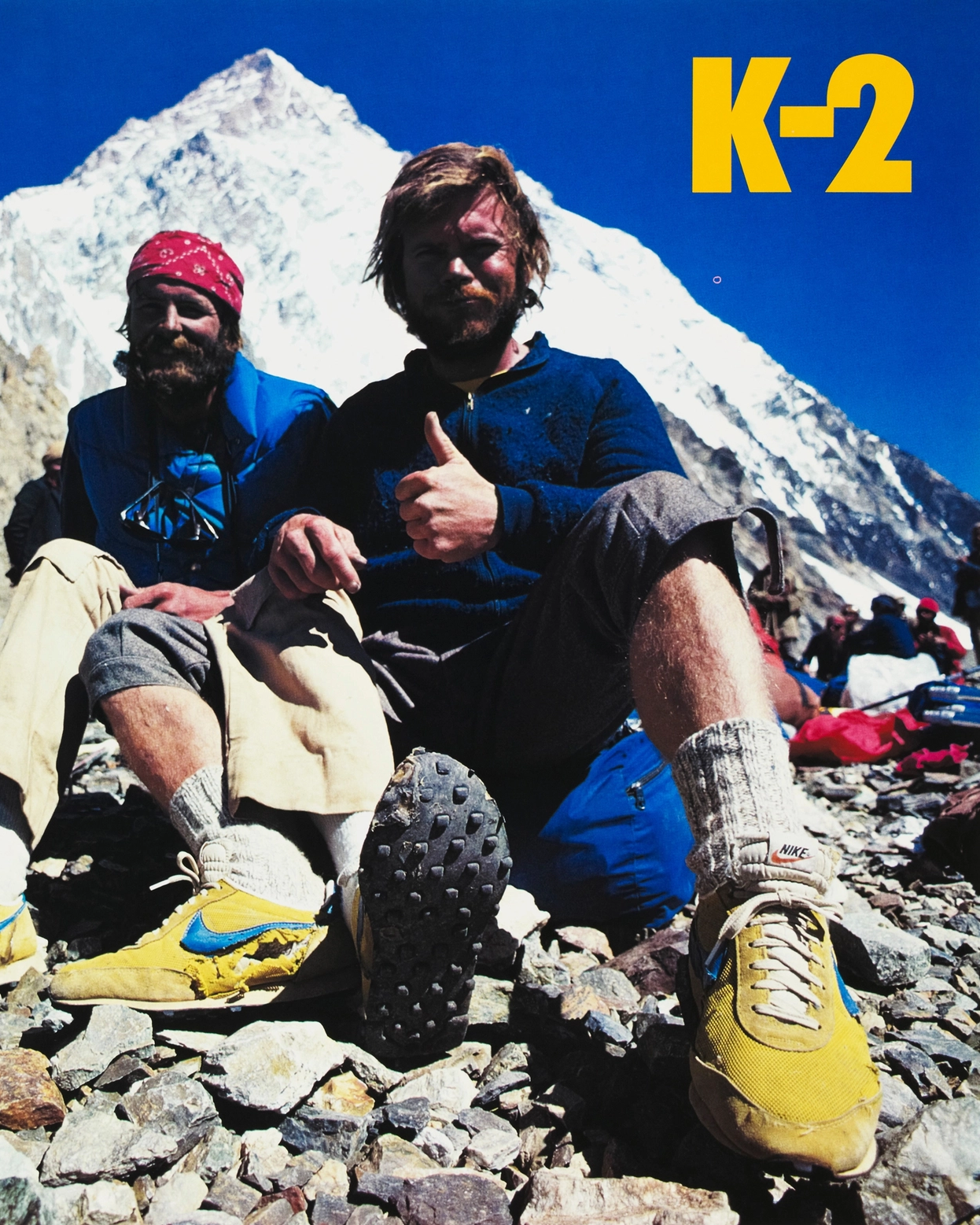 A flat-lay composition featuring the original Lava Dome, the Air Mowabb, and the rugged Lahar trekker shoe.