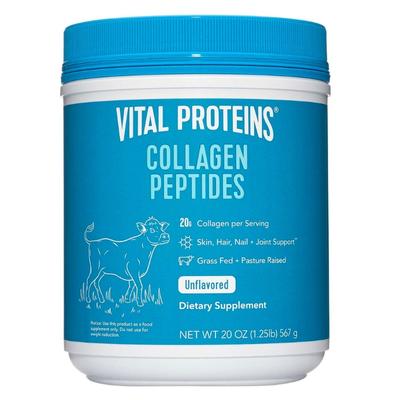 Container of Vital Proteins Collagen Peptides powder.