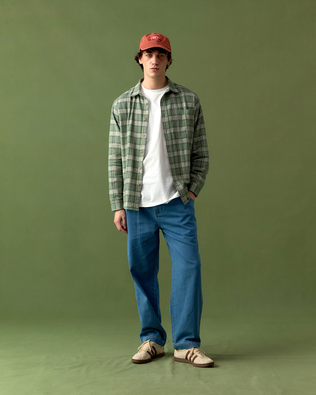 Macro close-up shot showing the detailed texture of Japanese flannel and premium knitted cotton fabric.